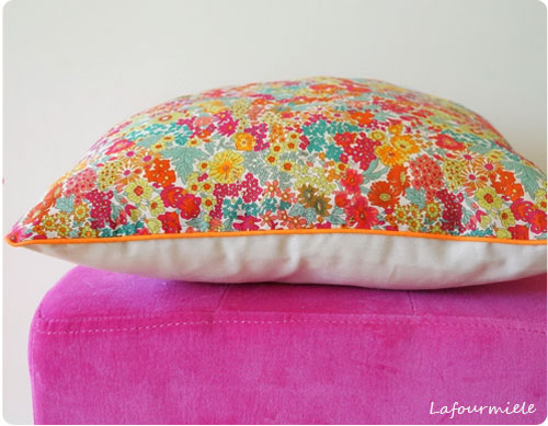 coussin tissus liberty