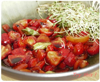 28-Tartare de fraises et tomates