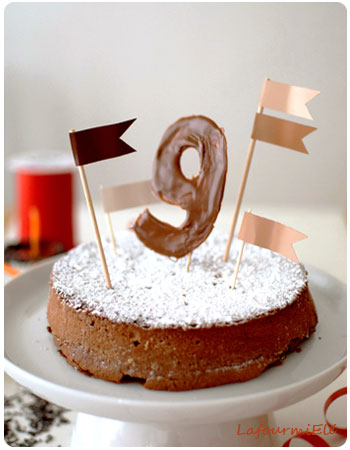 gâteau au chocolat moelleux anniversaire